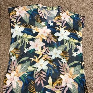 H&M Tropical Floral Women's Swim Coverup - Multicolor
